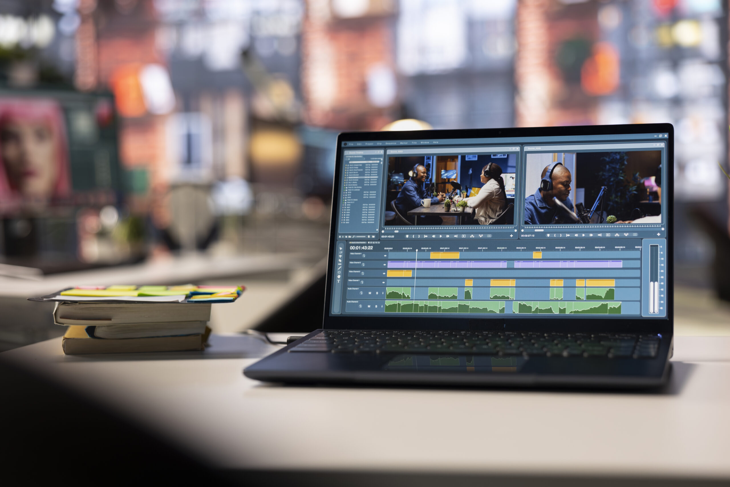 professional agency setup cinematic footage creation video editing scaled
