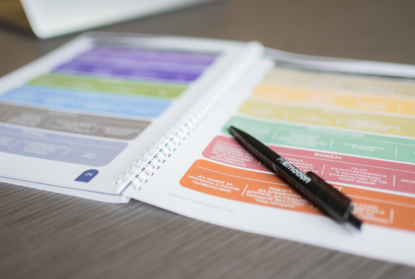 A notebook with a description of brand archetypes